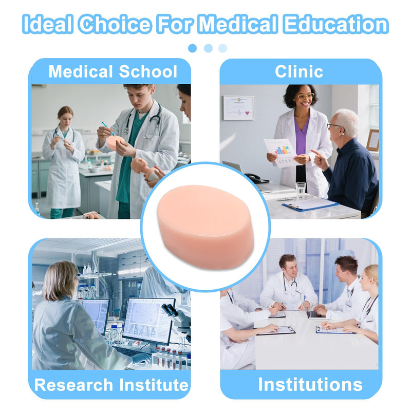 Ultrasound Tumor Biopsy Training Model – Mass Puncture Simulation Model and Tumor Biopsy Phantom for Medical Practice and Education-Mini Model Skin Color