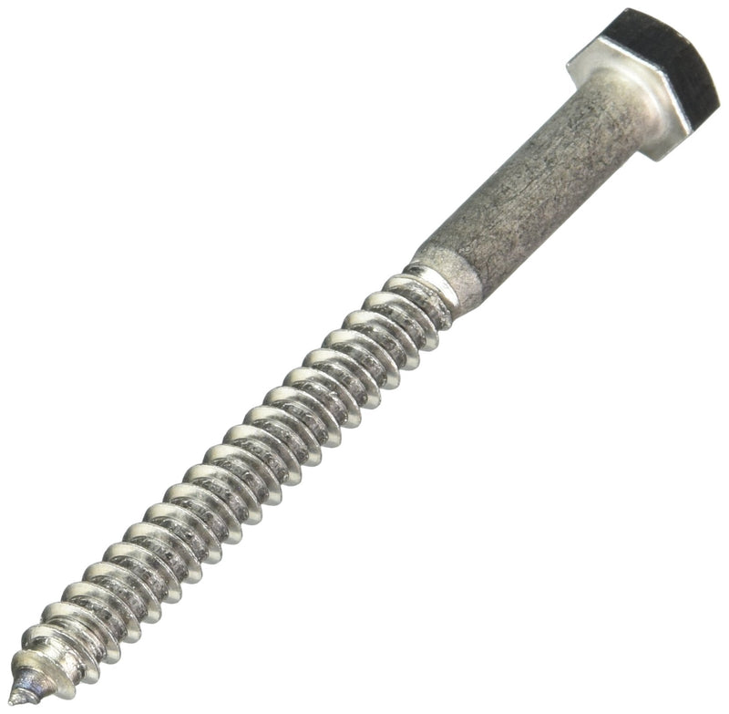 The Hillman Group 832042 5/16 x 3-1/2-Inch Stainless Steel Hex Lag Screw, 25-Pack