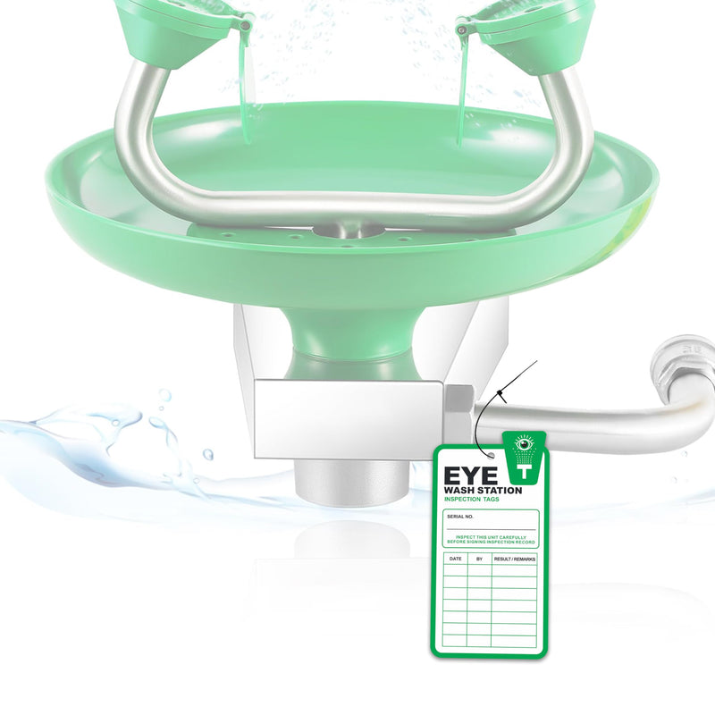 Eye Wash Station Inspection Tags 50 Pack, RP-Plastic Inspection & Status Record Tags, Legend Eye Wash Station, Yearly Monthly Inspection Tags for Eye Wash Station, OSHA Approved, Waterproof 50Tags - NewNest Australia