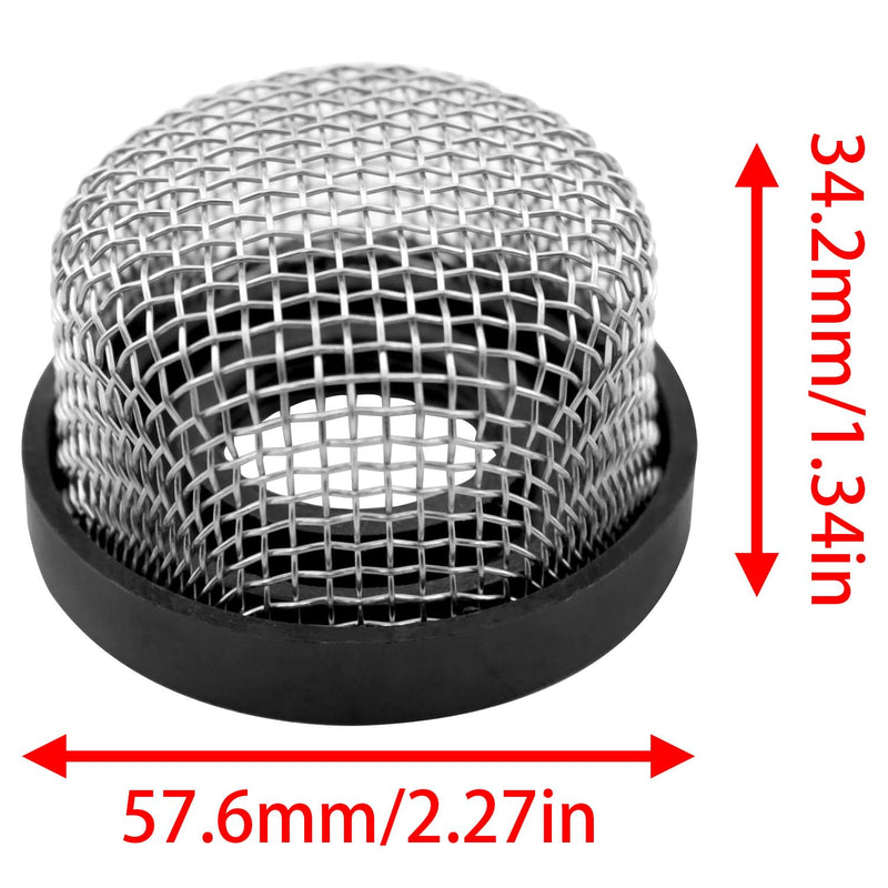 Stainless Steel Aeration Screen Filter fit 3/4 inch -14 Internal Threads Compatible with Livewell Pumps Enhanced Filtration and Aeration 1pcs (3/4)