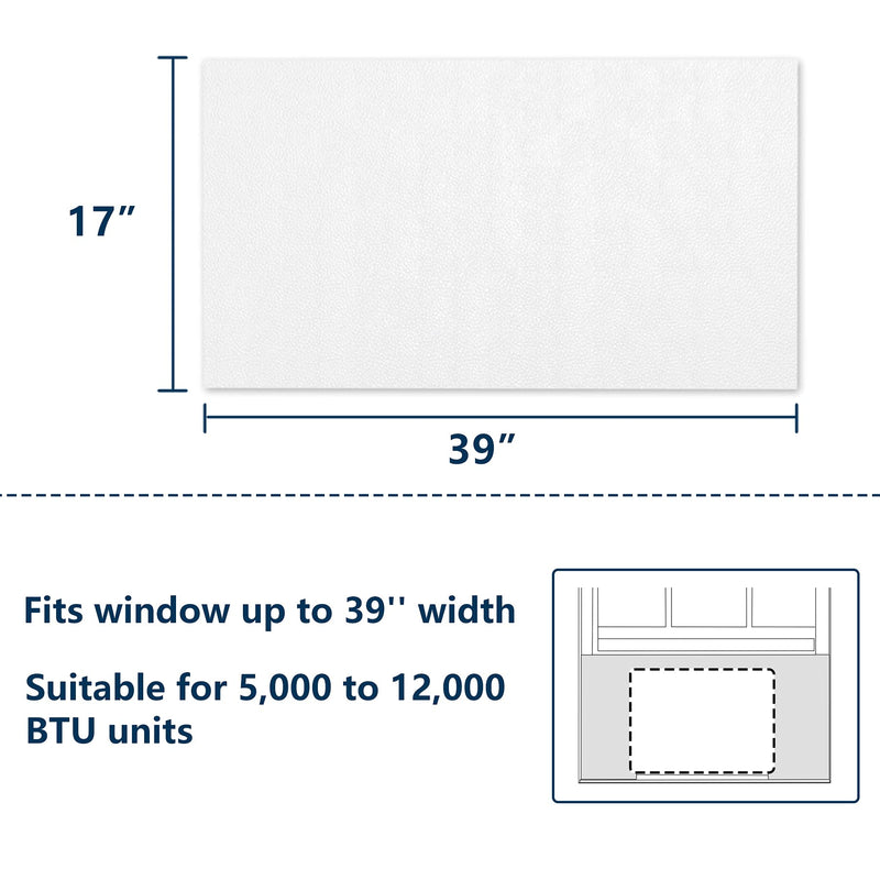 Window Air Conditioner Surround Foam Insulation Panels,AC Side Insulating Sun Block for Summer and Winter 39"W x 17"H