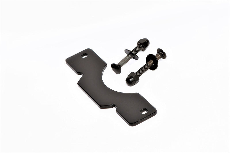 Steel Latch Guard Plate for Outswinging Doors | Electric Strike Door Guard | Low Profile Latch Shield | Anti Pry Door Security | Oil Rubbed Bronze Duranodic