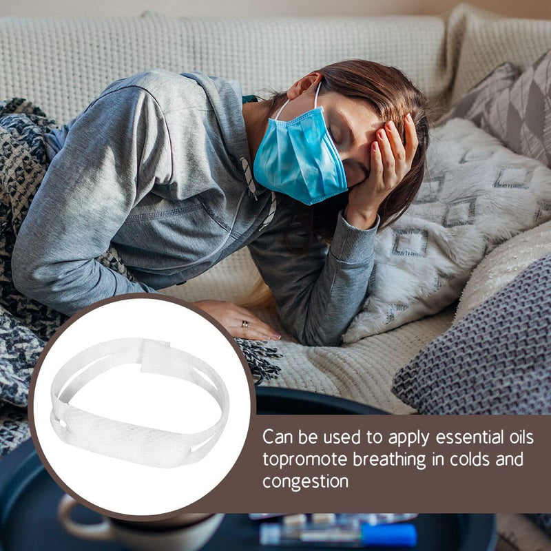 Elastic Nose Bandage 5 Pcs Nasal Bandage Dressing Holder High Absorption Nasal Surgery Bandages Recovery Supplies, White