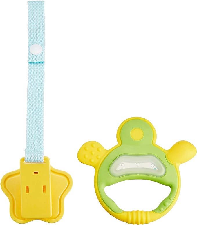 Richell Teeth Sharpener with Holder R Kamesan Green For Ages 3 Months and Up - NewNest Australia