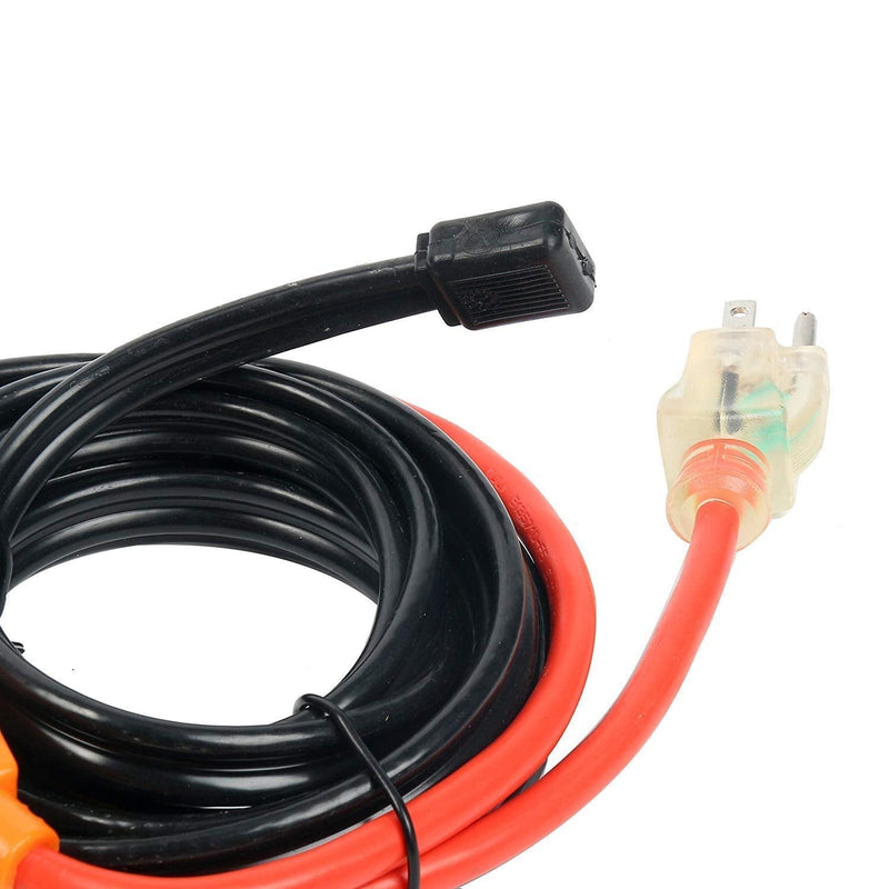 Cold Weather Pipe and Valve Heating Cable with Built-in Thermostat (3 Feet)