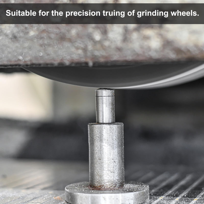 uxcell 2pcs Diamond Dressers, 11mm x 152mm (7/16" x 6") Single Tapered Point Grinding Wheel Round Pen Welded Diamond Dressing Tools, Silver Tone 7/16" x 6" 2