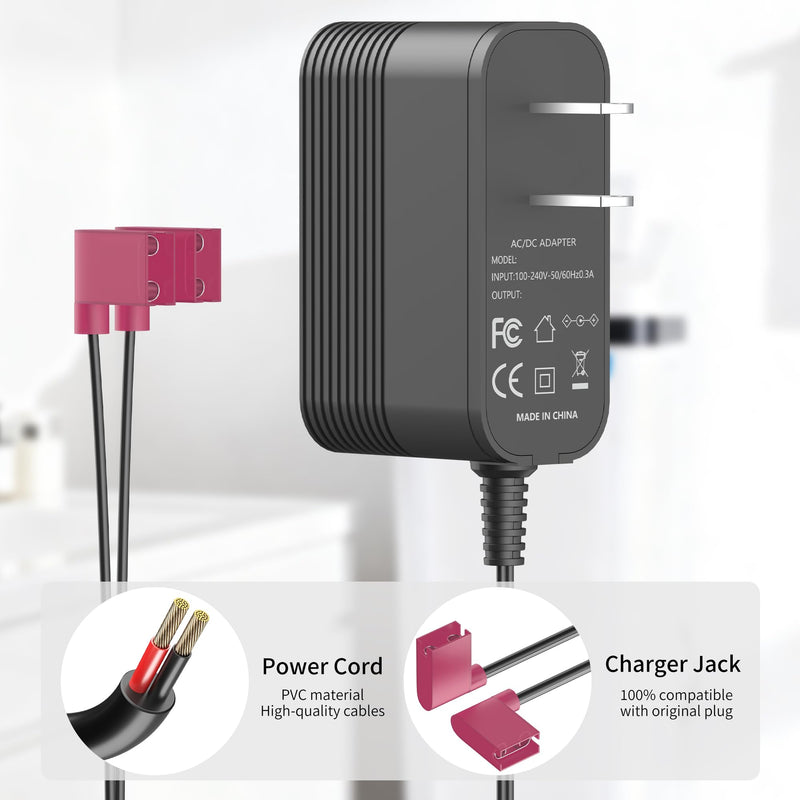 24V Power Adapter for Water Softener Compatible with Kenmore, GE, Whirlpool, Morton, Northstar, EcoWater, EcoPure and More Brands Water Softener Power Supply-Part NO. 7337482