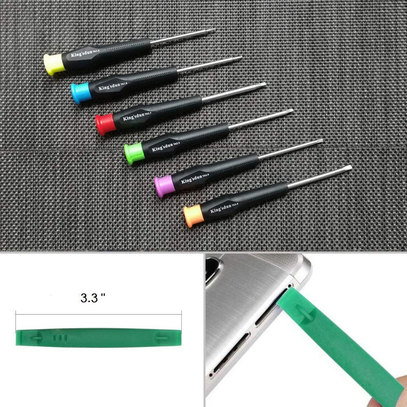 Fixinus Full Triangle Head Screwdriver Set For Electronic Toys, 7-Piece Triangle Security Screws Driver Tool Kit For Thomas McDonald's Toy Series Repair Battery Disassemble - Toys Triangle Driver Set 7 Piece
