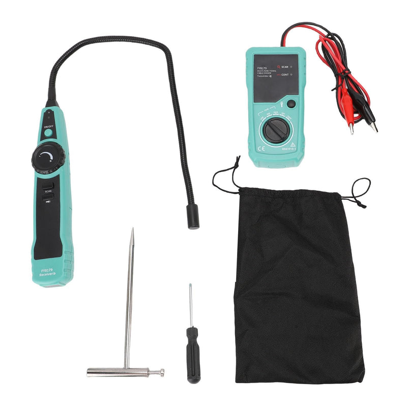 Underground Cable Locator, 7 Ft Max Detect Depth Cable Tester, Wire Tracer Break Detector Finder, 9843Ft Detect Length for Electrical Circuits Pipelines Dog Fence Buried Cables