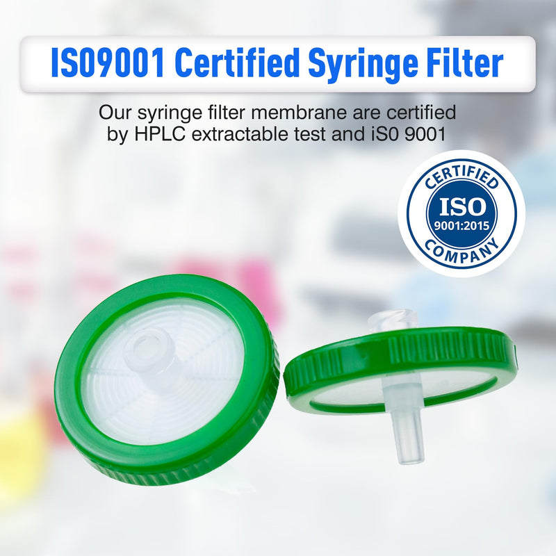 Syringe Filters Hydrophilic NY 33 mm 0.22 um,100pcs 33mm 0.22um
