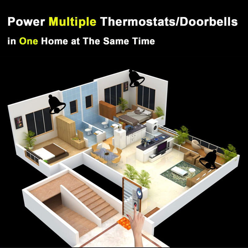 Doorbell Transformer 16V 30VA AC Power Supply Thermostat Power Adapter Hardwired Door Chime Transformer