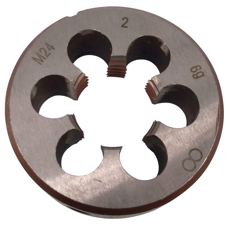 Yodaoke M24 x 2mm Taper and Plug Tap and M24 x 2mm Die Metric Thread Right Hand HSS