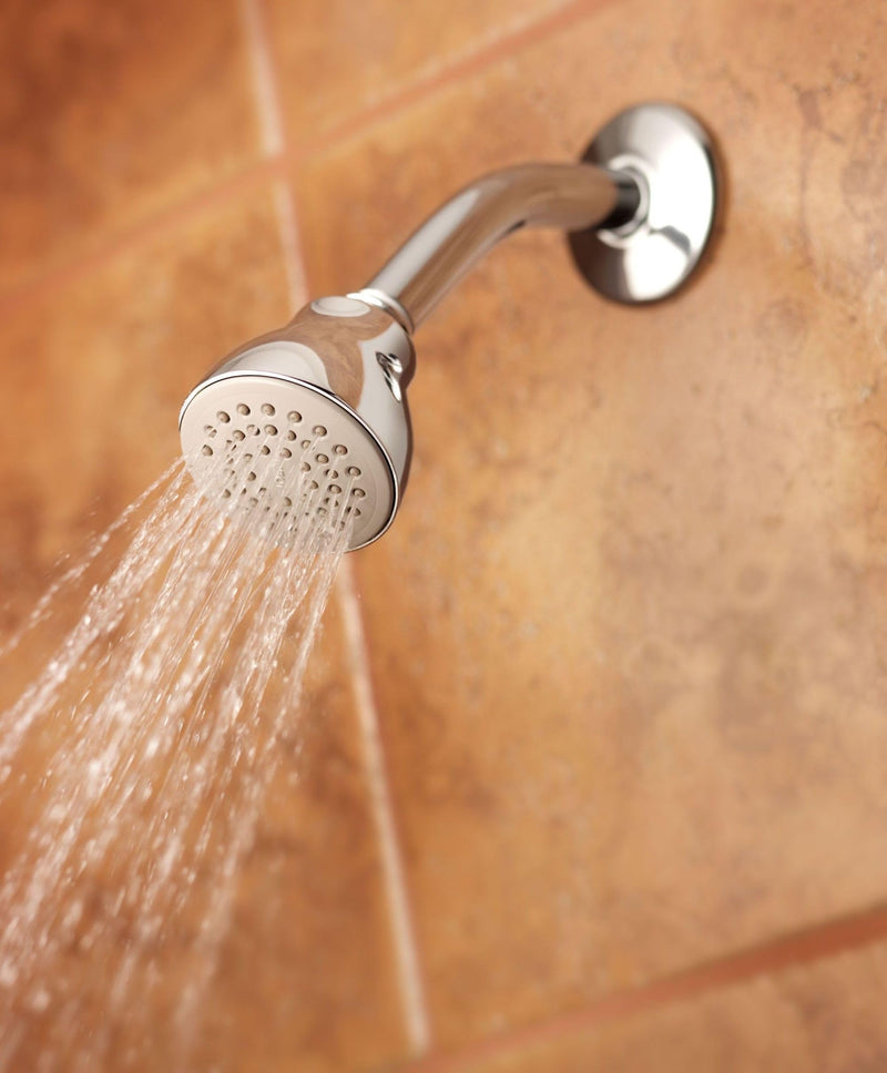 Moen 6300 One-Function Spray Head Standard Showerhead, 2 1/2-Inch Diameter, Chrome 2 1/2-Inch Diameter,