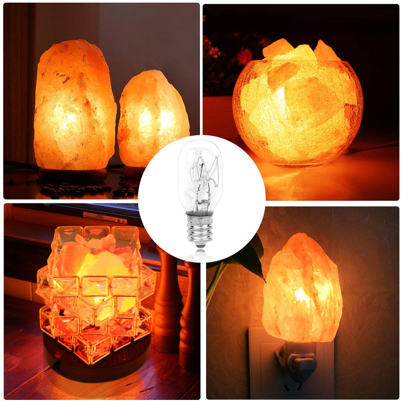 Betus Original Replacement Long Lasting 25 Watt Dimmable E12 Socket Warm White Household Salt Lamp Bulb Candle Warmers - Value Pack of 12 25.0