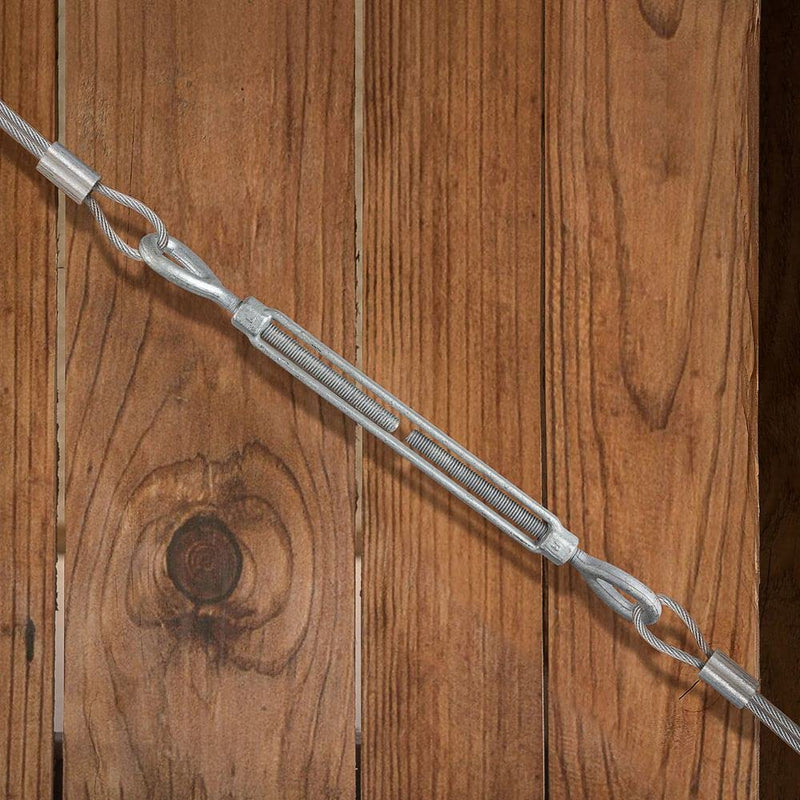 National Hardware N177-410 3270BC Eye to Eye Turnbuckle in Galvanized,1/2" x 9"