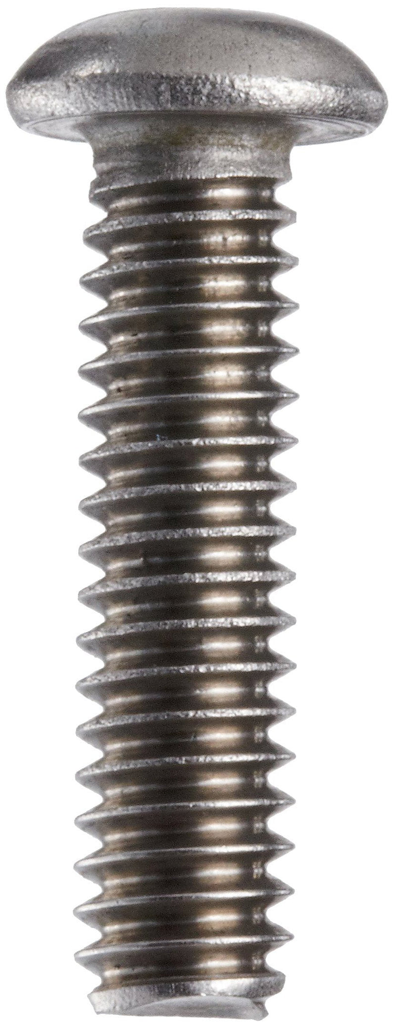 Small Parts Stainless Steel Machine Screw, Plain Finish, Button Head, Pin In Star Drive, 5/8" Length, #10-24 Threads (Pack of 100) #10-12 Partially Threaded 5/8" Inches