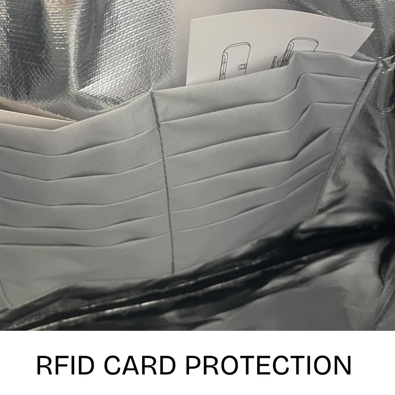 Fireproof Waterproof Document Bag | Travel Document Holder | | Lock Bag | Fire Proof Money Bag | Folder for Important Documents | Fire Proof Safe for Home documents