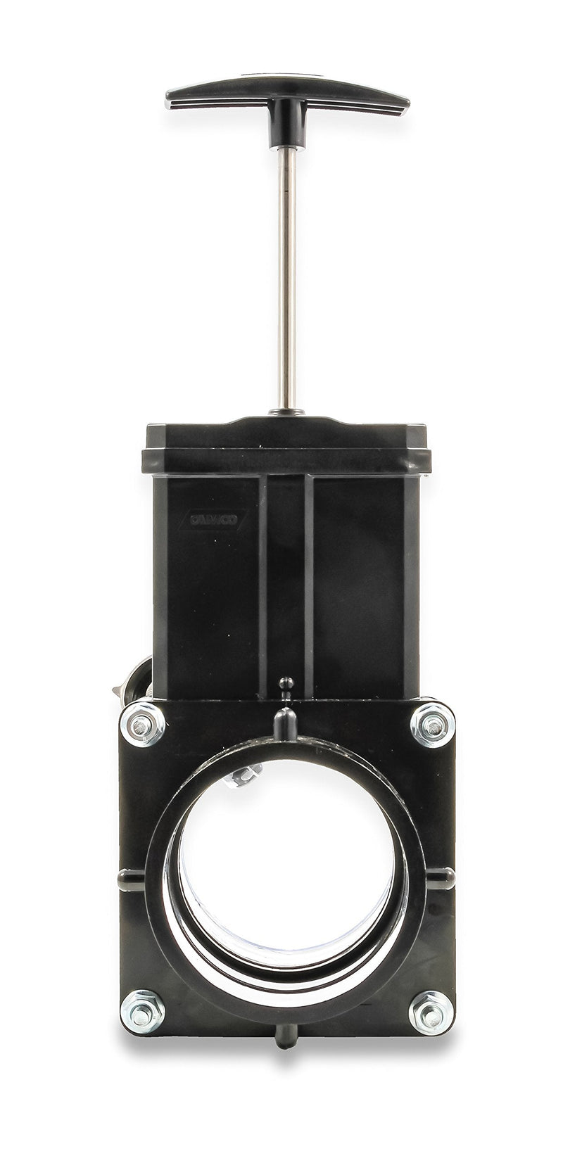 Camco Dual Flush Pro Camper/RV Holding Tank Rinser - Features 3-Inch Gate Valve & Reverse Flush Valve - Empties & Flushes RV Black Water Tanks and RV Sewer Hose (39062) With Gate Valve