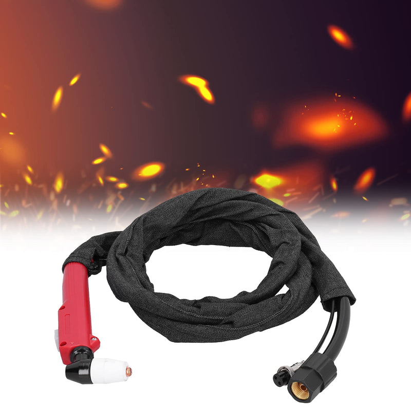 Plasma Cutting Torch PT31 Straight Handle Air Plasma Cutter for 40A 50A Machines Red