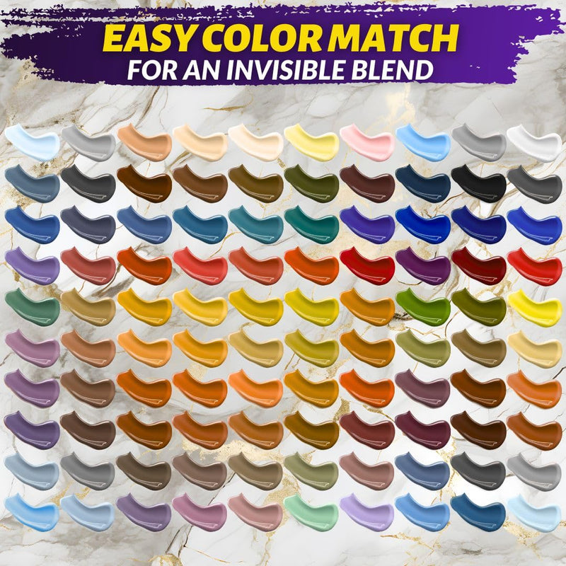Coconix Tile & Stone Repair Kit with Epoxy Putty Stick, Fix Cracked Porcelain, Ceramic, Fiberglass, Super Strong Adhesion, Color Match for Any Floor & Wall Mosaic, Fast-Drying, Seamless,Durable Repair (Multi) Multi