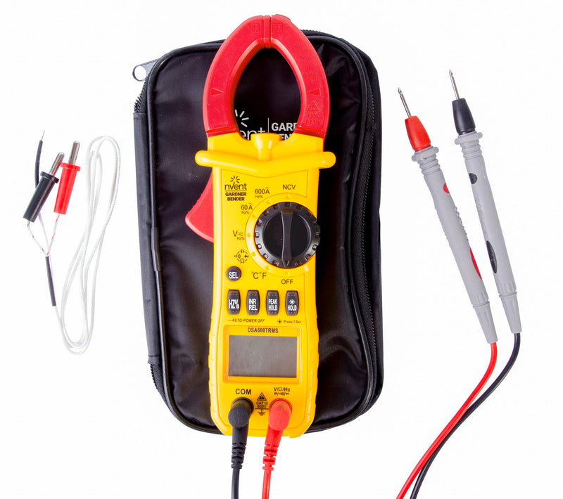 Sperry Instruments DSA600TRMS 12 Function True RMS Digital Clamp Meter, Yellow 600V, 600A AC 12 Function, 28 Range