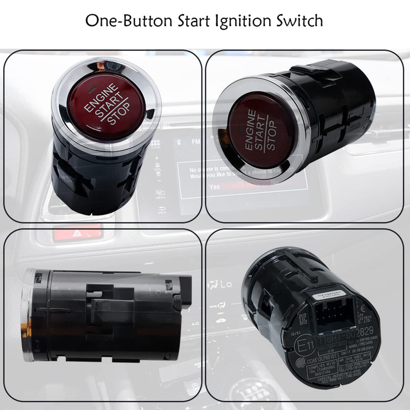 MANATEE 35881-T5H-H41 Ignition Starter Switch for Honda FIT 2015 2016 2017 2018, 35881T5AJ01 35881T5AJ02 Start Stop Push Button One-Button Switch
