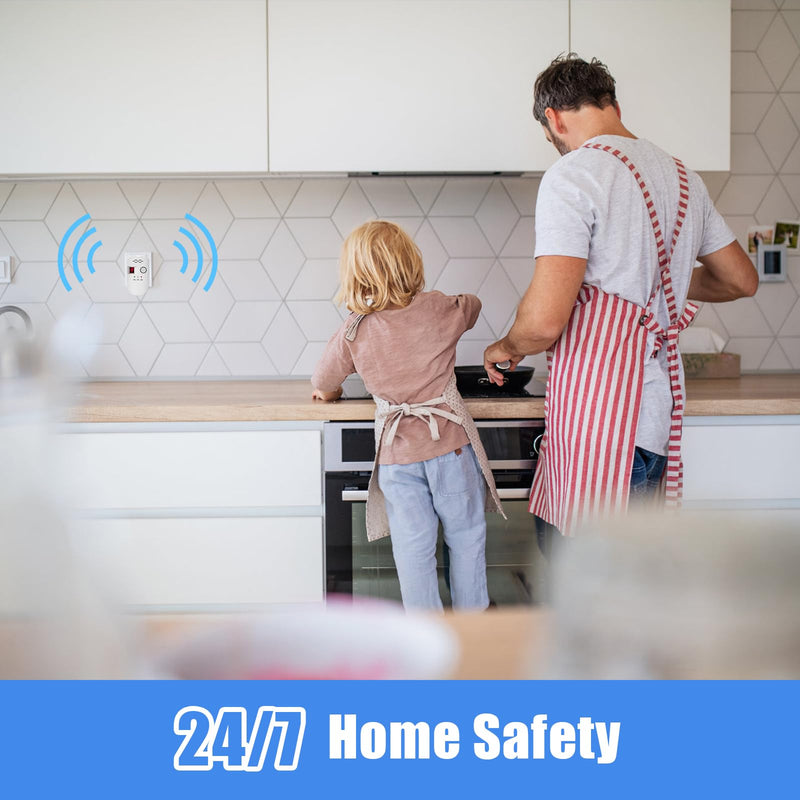Natural Gas Detector, Plug-in Propane Gas Detector for Home & RV, Gas Leak Detector for LNG, LPG, Methane Style A