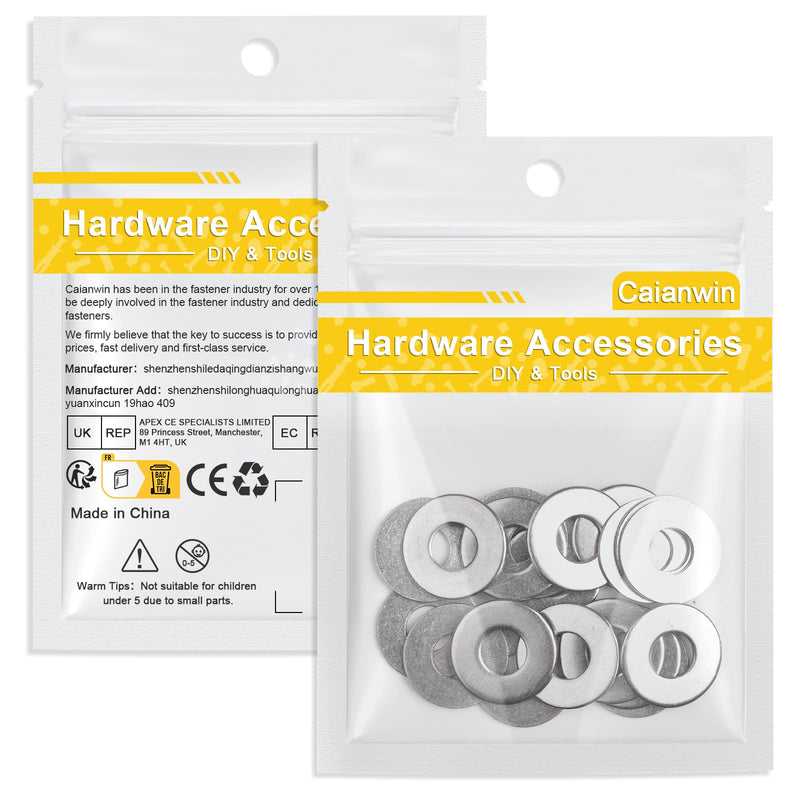 M8 Washers 20Pcs, M8 x 20mm Flat Washers 304 Stainless Steel Washers for m8 Screws Bolts & Nuts 20 M8*20*1.5