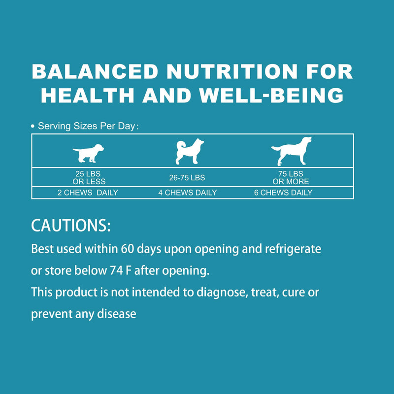 Probiotics & Enzymes Chews with Papaya | Pumpkin | Krill oi for Dogs & Cats Gut Health | No Poop Odor | Constipation | Diarrhea | Relieve Anal Gland Relief | Digestive | Immune - Vet Approved - PawsPlanet Australia