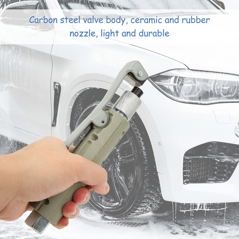 Sand Blasting Nozzle, Multipurpose Nonslip Handle Lightweight Abrasive Blaster Head High Efficiency with 3 Ceramic Tips for Sand Glass Polishing