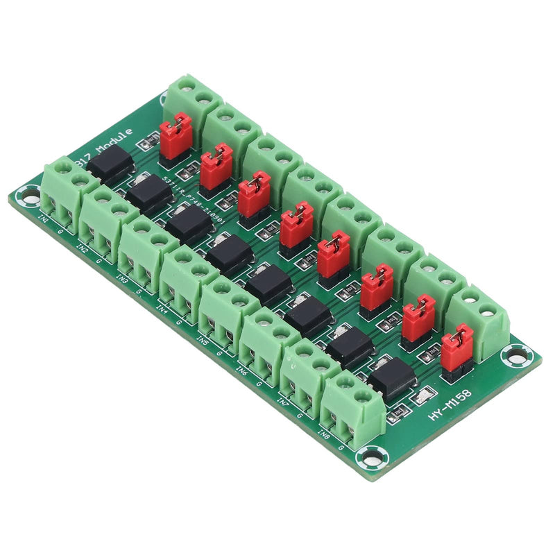8 Channel Optocoupler Isolation Board, PCB Driver Photoelectric Isolated Module Opto Isolator Module 3.6 to 30V Output Voltage Converter Adapter