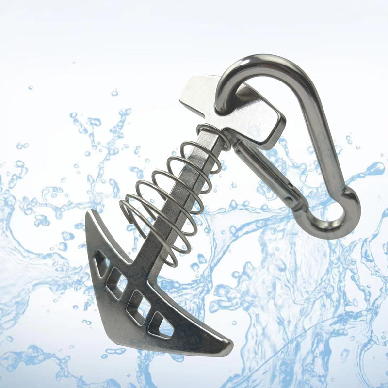 Boat Dock Cleats 316 Stainless Steel Portable Marine Quick Docking Cleat,1,000 lb Capacity Portable Temporary Dock Tie Downs