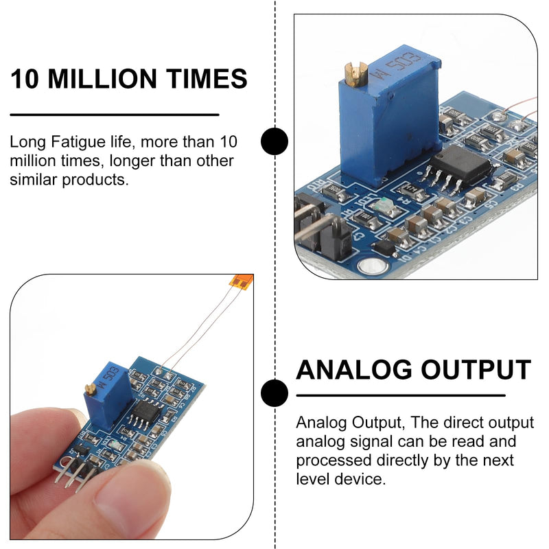 Hemobllo Strain Gauge Bending Test Sensor Module Charge Amplifier Voltage Output