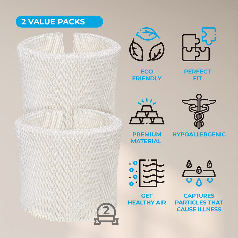 ANTOBLE 2 Pack MAF2 Humidifier Filter Fits for Aircare Essick Air Kenmore