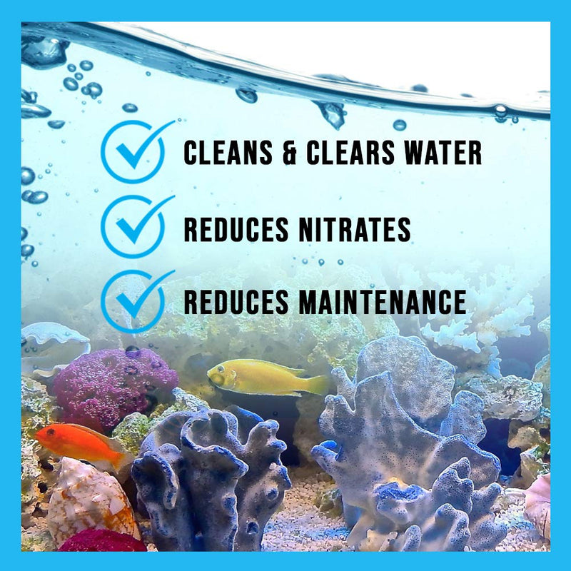 MICROBE-LIFT Special Blend Aquarium Treatment, Fish Tank Water Conditioner for Freshwater and Saltwater Tanks, Helps with Aquarium Algae Control and Odor, 4 Ounces (SBH04)