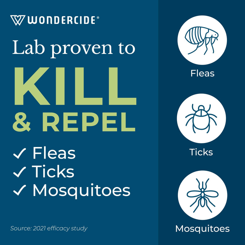 Wondercide - Flea, Tick and Mosquito Spray for Dogs, Cats, and Home - Flea and Tick Killer, Control, Prevention, Treatment - with Natural Essential Oils - 4 oz Lemongrass & Cedarwood 2-Pack - PawsPlanet Australia