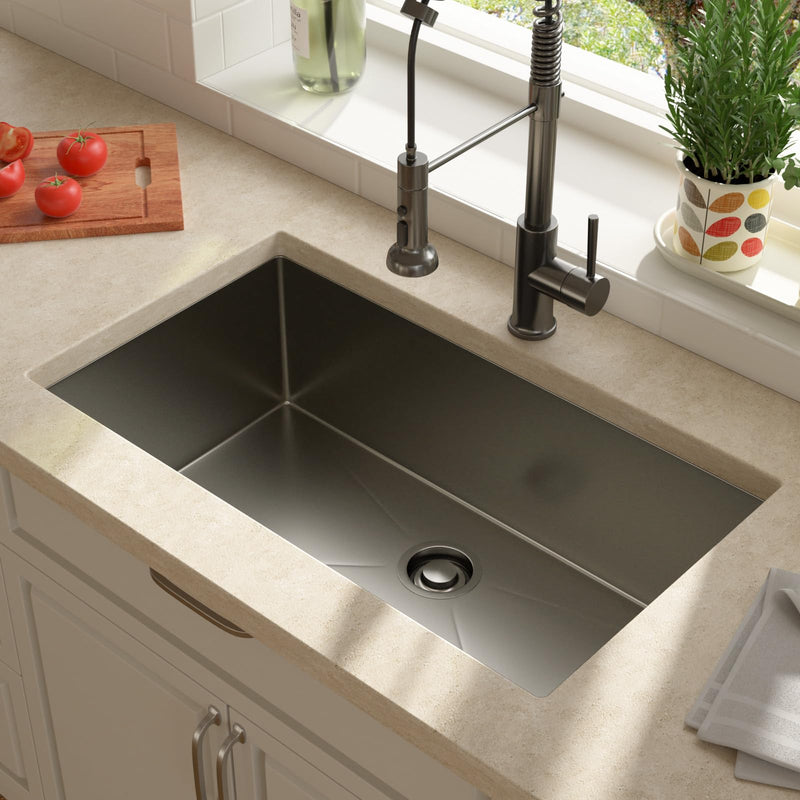 Lordear Kitchen Sink Stopper Flange Gunmetal Black Stainless Steel Garbage Disposal Stopper Fit 3-1/2 Inch Standard Sink Drain Hole Sink Flange Replacement Accessories Short