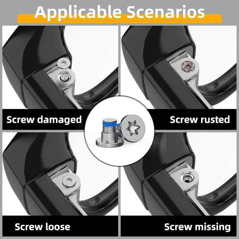 Screwdriver & Stainless Steel Screw Kit Compatible with Ray-Ban Meta Wayfarer/Skyler/Headliner Gen 1 Gen 2 & Oakley Meta HSTN Smart Glasses Temple Accessories, 6Pcs Replacement Hinge Screws