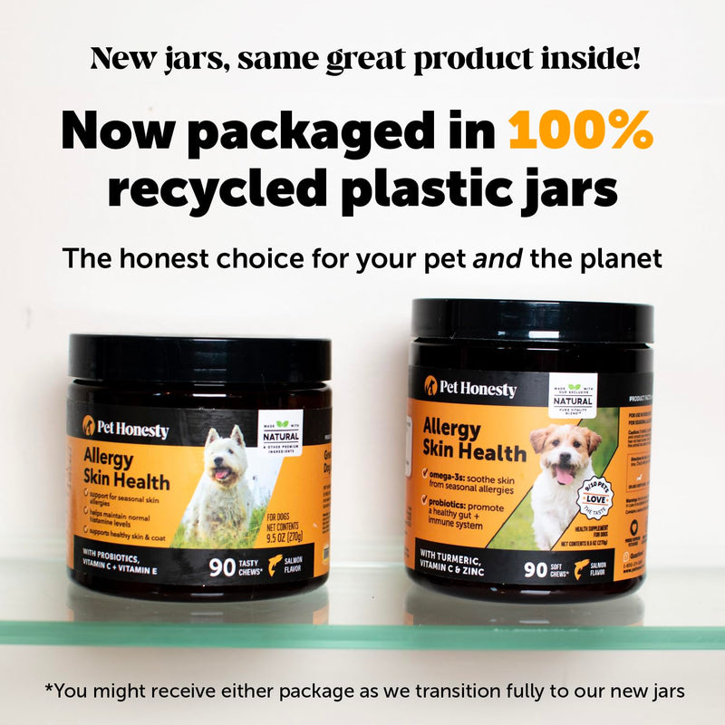 Virtual Bundle Allergy Skin Health + Dental Powder for Teeth Cleaning & Plaque Removal, Fish Oil & Probiotics for Healthy Skin, Coat, and Shedding Reduction