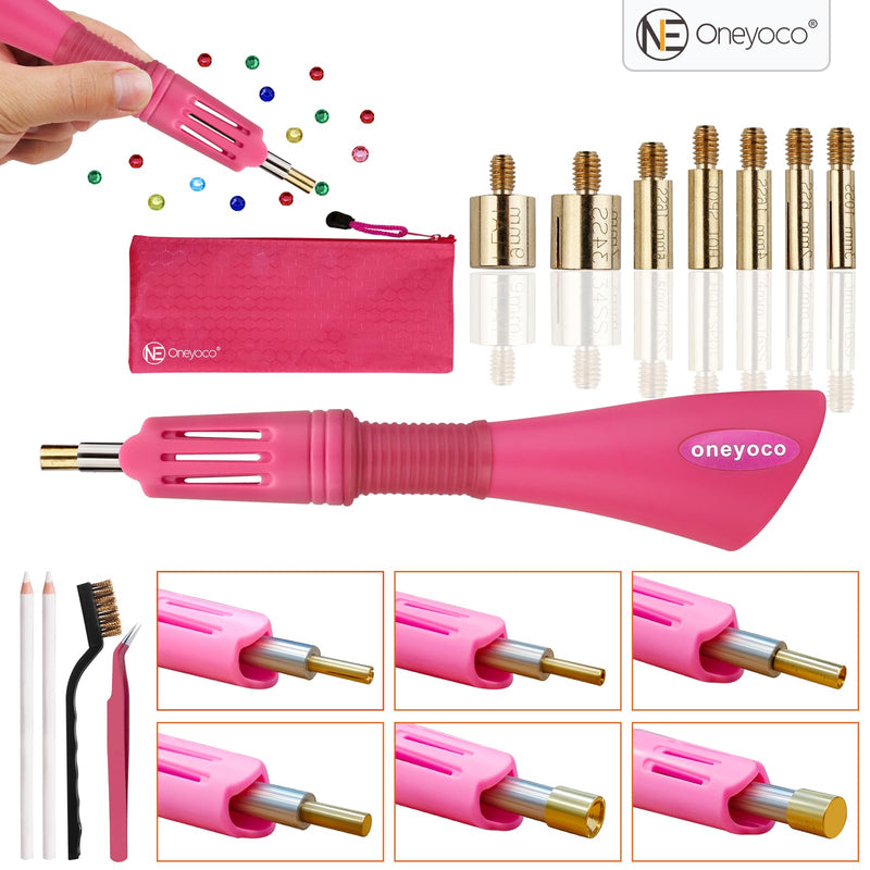 Hotfix Rhinestone Setter, Rhinestone Applicator Tool Kit with Rhinestones, Hot Fixed Wand for Clothes, Fabric Crafts