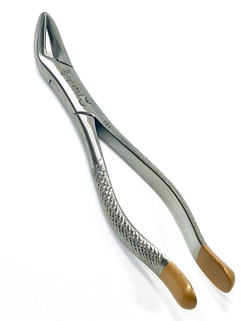 German Dental Extracting Forceps #151-Lower Bicuspid, Lower Incisor, Lower Root, Universal Extraction Forceps Dental Instruments -Cynamed