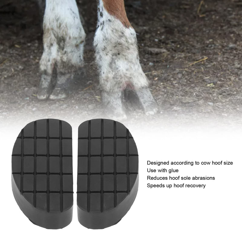 2Pcs Soft Rubber Cow Hoof Pads Wearproof Protection Cow Trimming Cushion for Pasture - PawsPlanet Australia