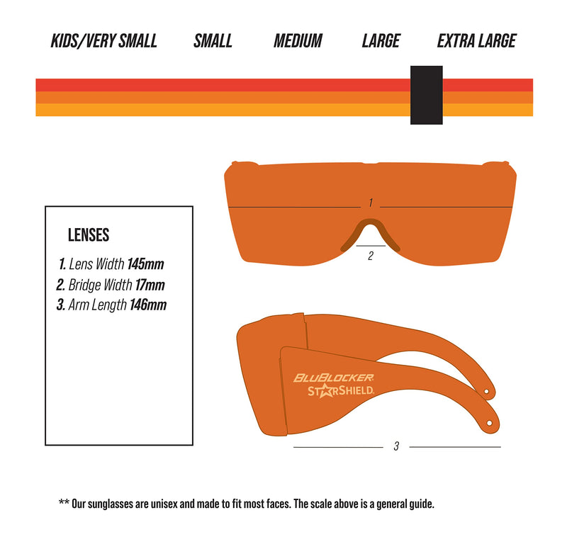 BluBlocker, StarShield Fit Over Sunglasses with Scratch Resistant Lens | Blocks 100% of Blue Light and UVA & UVB Rays | Retro | Gender Neutral for Men, Women, & Everyone | Blue Blocker | 2355K |