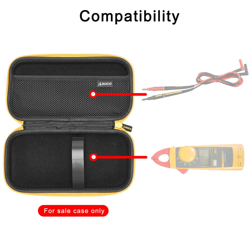 RLSOCO Carrying Case for Fluke 362 True-rms AC DC Clamp Meter (Case Only)
