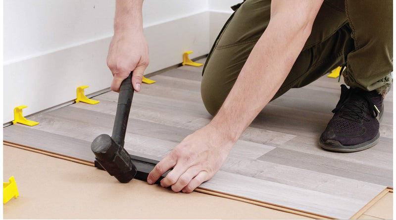 Laminate Flooring Spacers : for Installing Laminate Wood, Vinyl Plank, Engineered Hardwood, LVT, Bamboo, Subfloor Panels, or Any Floating Floor Material. Made in The USA.