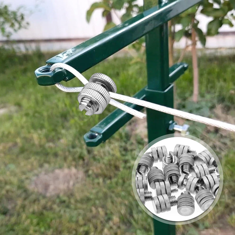 20 Pieces Split Bolt Joint Clamp Wire Connector Electrical Fence Connector Aluminium Alloy for Multiple Electric Fence