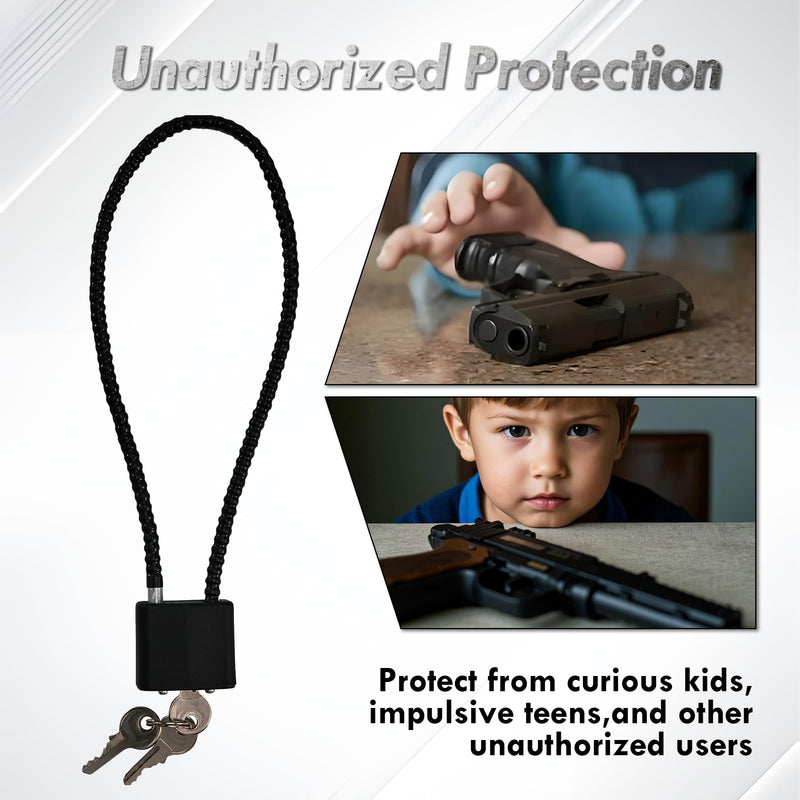 TaShow Heavy Duty Steel Cable with Covered Body and Universal Fit Black 6