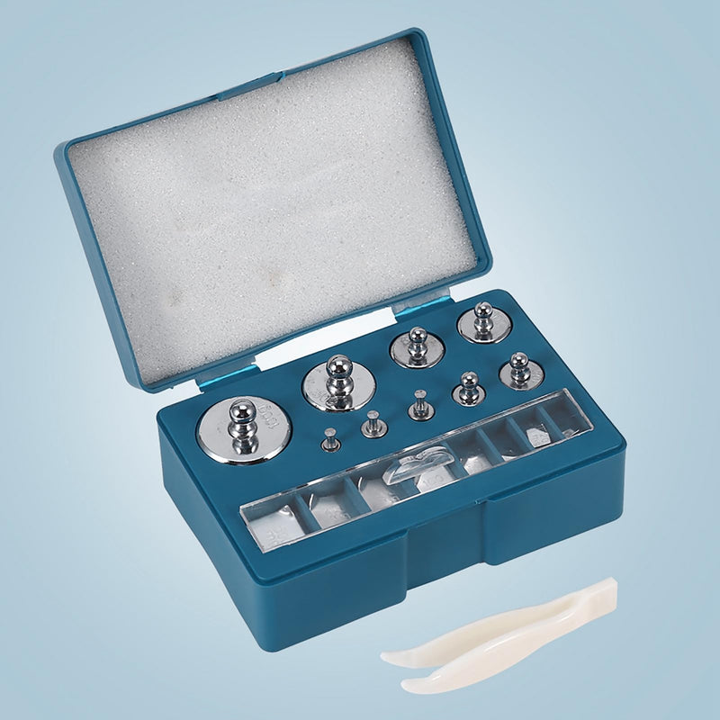 Garosa Scale Weights Set 17Pcs Precision Calibration Weight Set 100g 50g 20g 10g 5g 2g 1g 500mg 200mg 100mg 50mg 20mg 10mg Calibration Weights