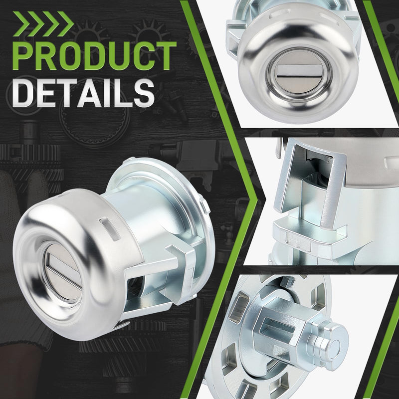 703362 Door Lock Cylinder with Key Set Compatible with Ford F150 1997-2014 Compatible with Lincoln Navigator 1998-2014 Compatible with Mercury Montereyc 2004-2007 7C3Z1521990A 7C3Z-1521990-A