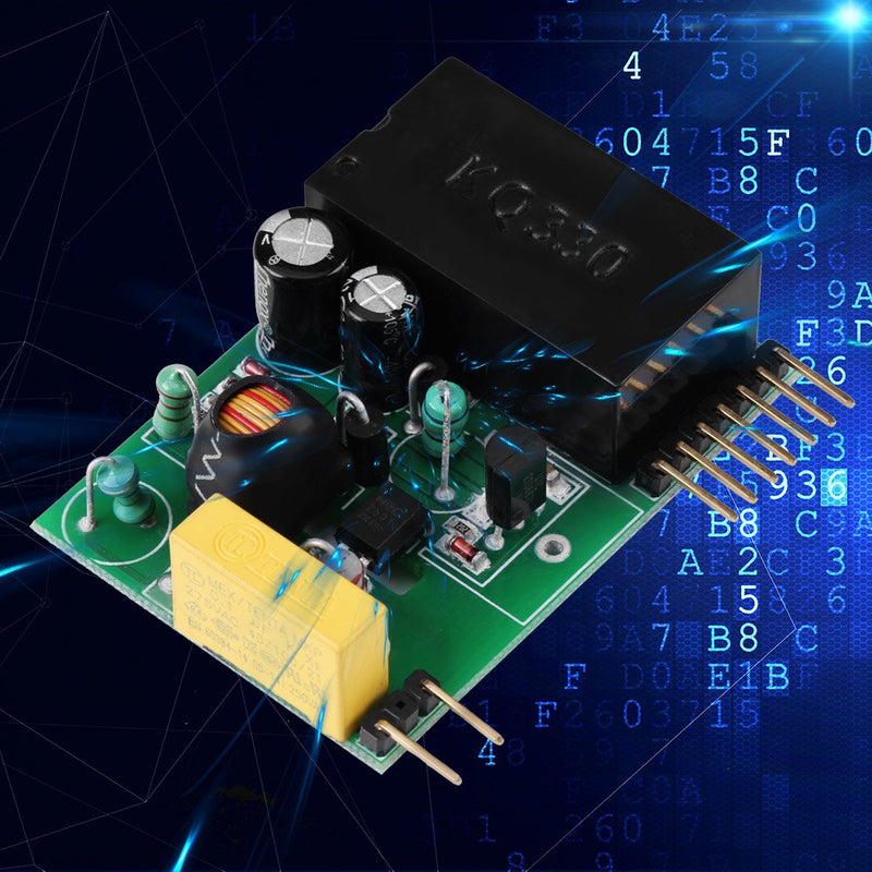 KQ-130F Power Line Carrier Module Distance 120~135KHZ for 220VAC Power Line Transceiver Powerline Carrier Module Single Row 9 Pin Carrier Data Transceiver Module for Long Distance Data Communication